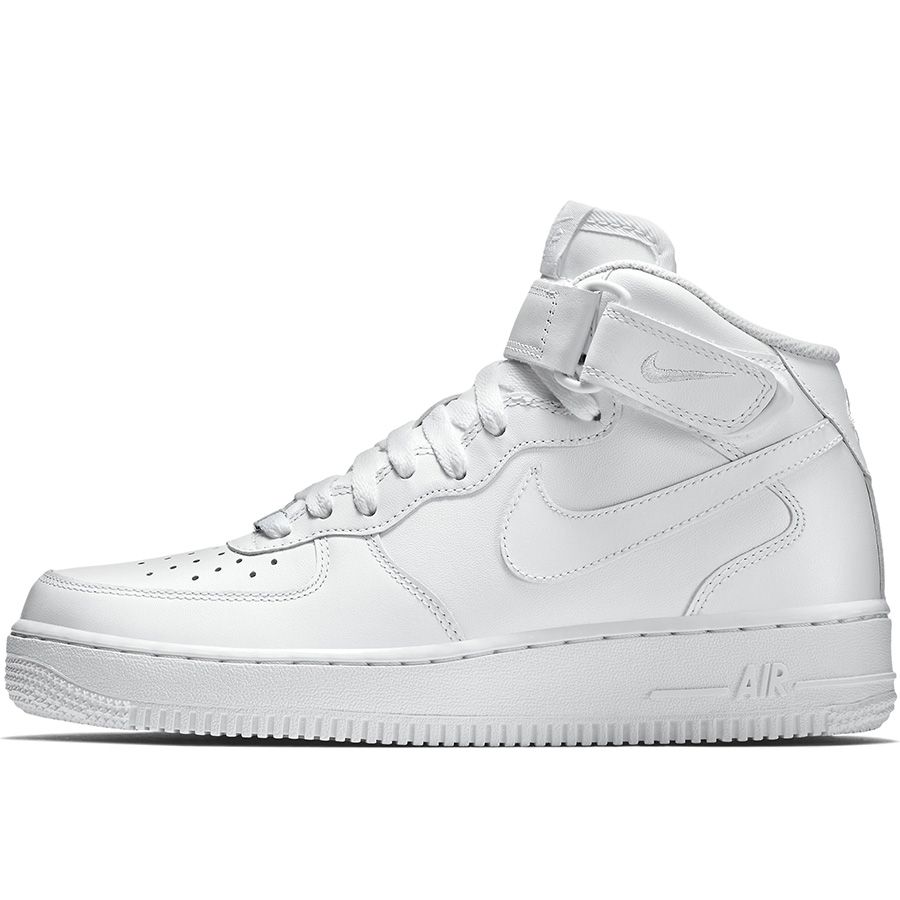 nike air force 1 mid zwart