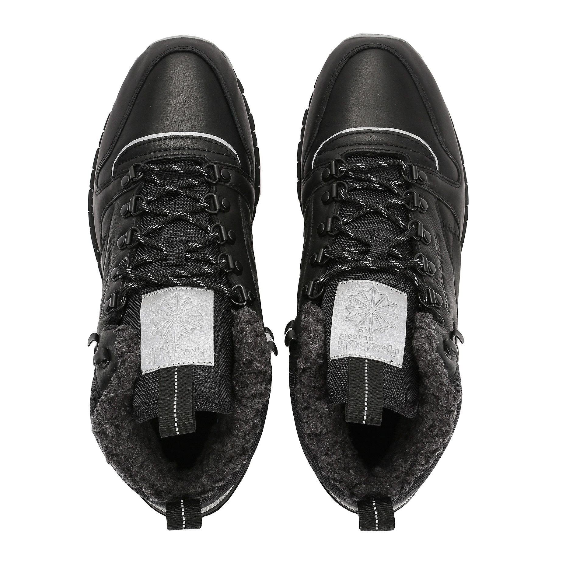 reebok classic classic leather mid sherpa ii perfect split