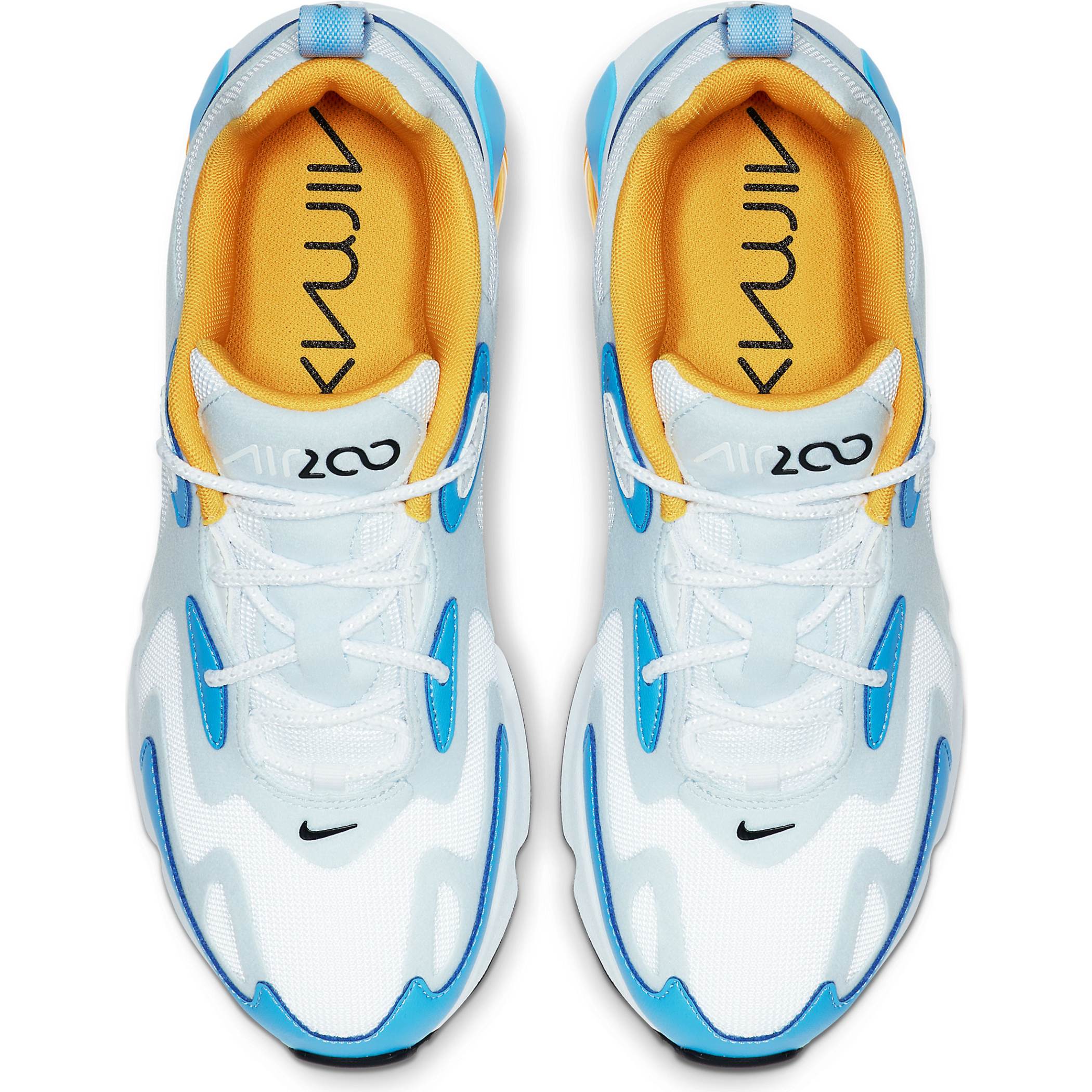 air max 200 white and blue