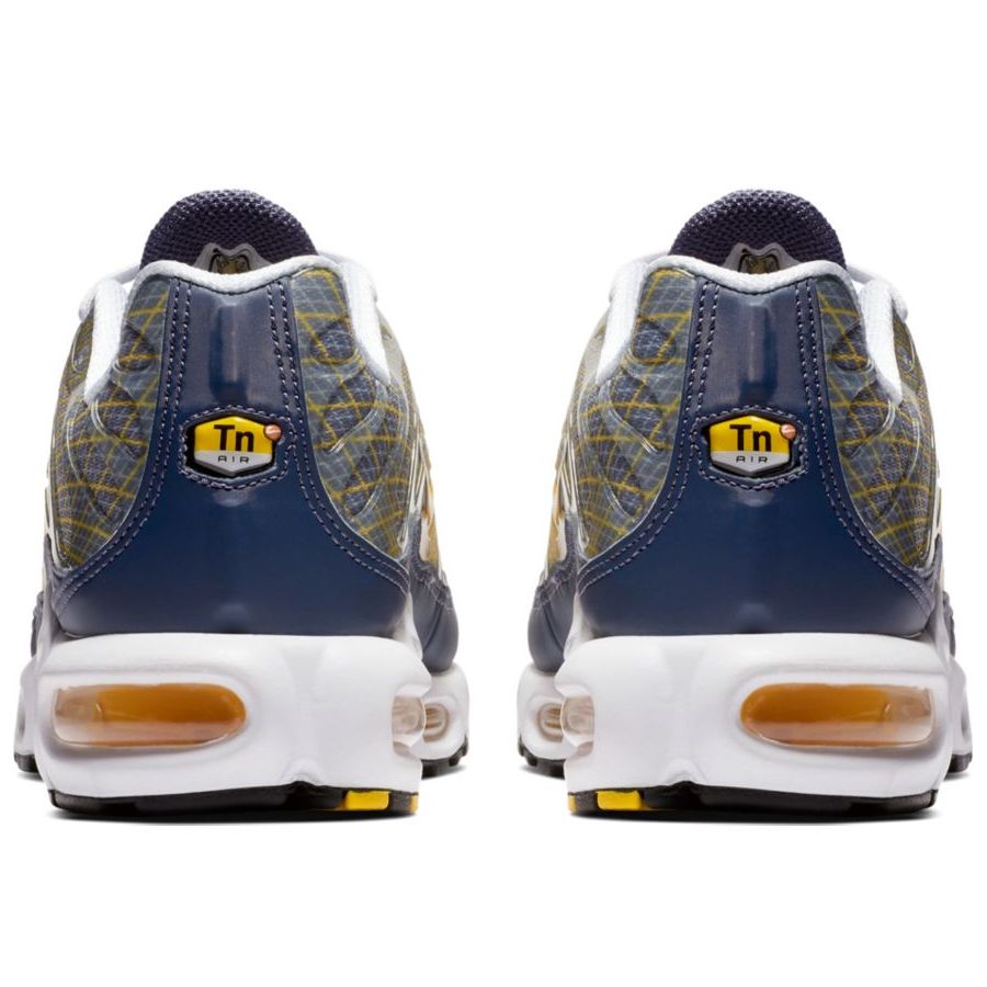 nike air max plus og steel spun yellow & white