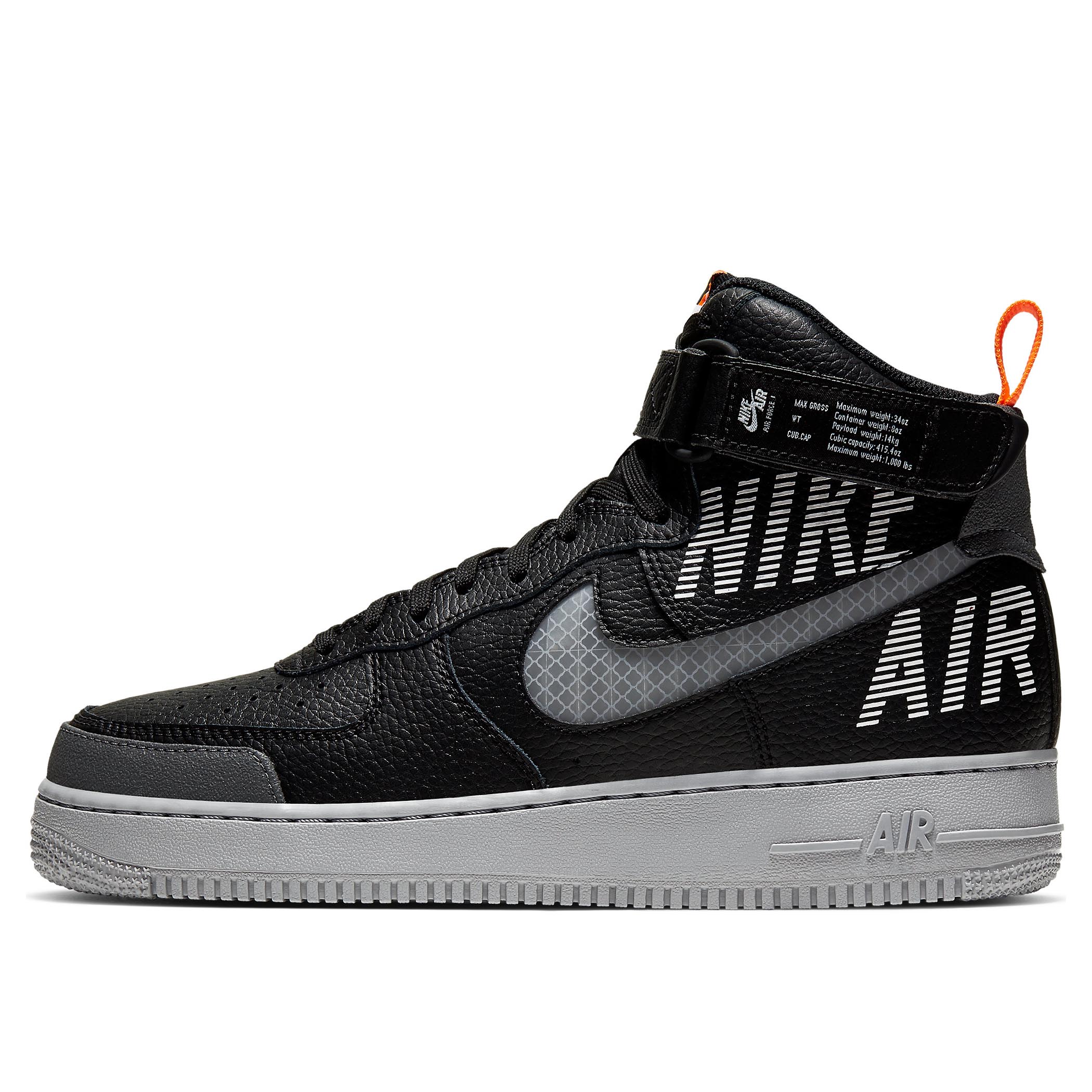 nike air force 1 lv8 high schwarz