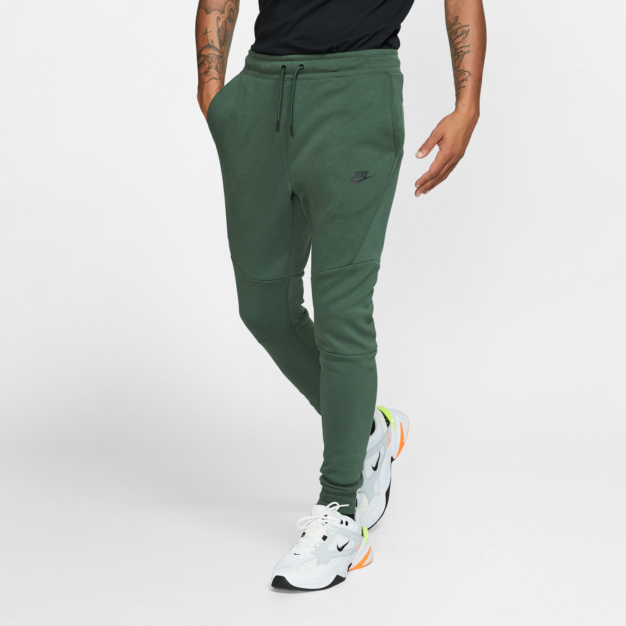 nike tech fleece jogger khaki