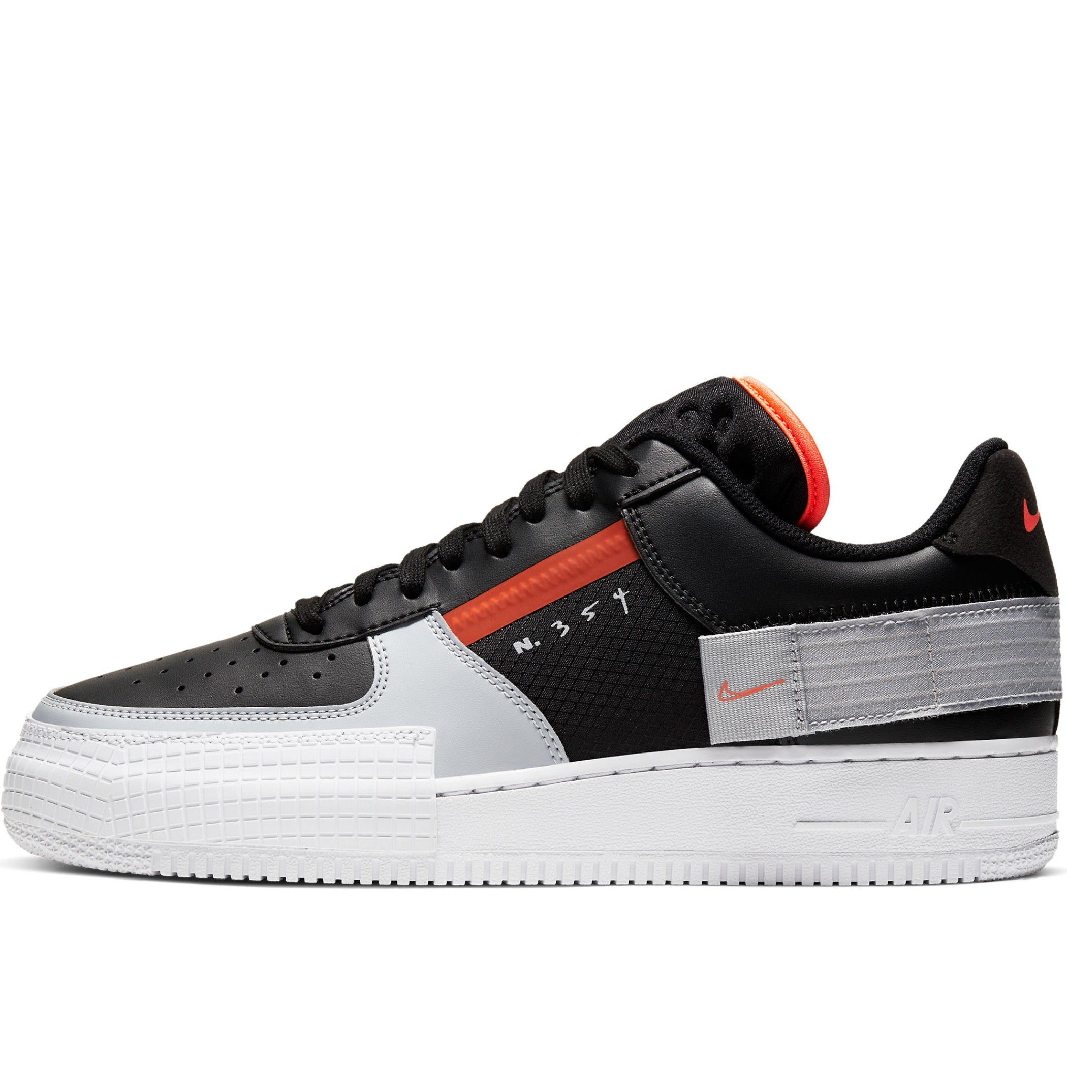 nike force 1 zwart