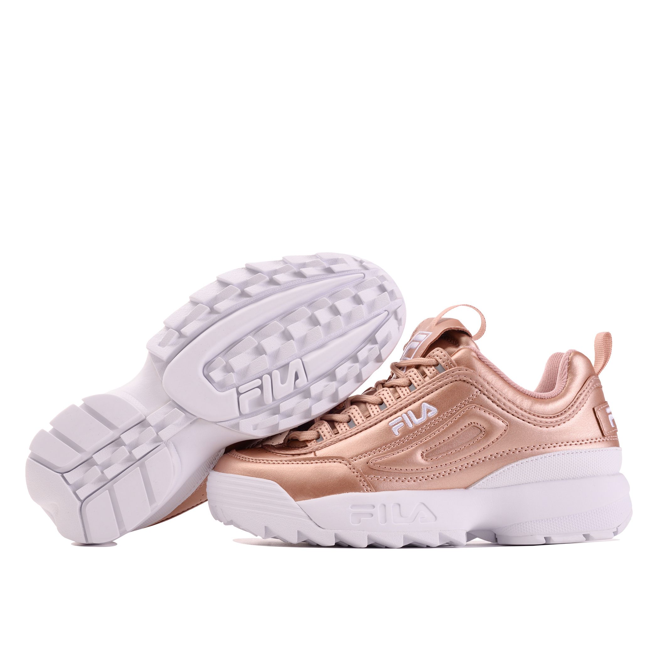 fila disruptor rosa gold