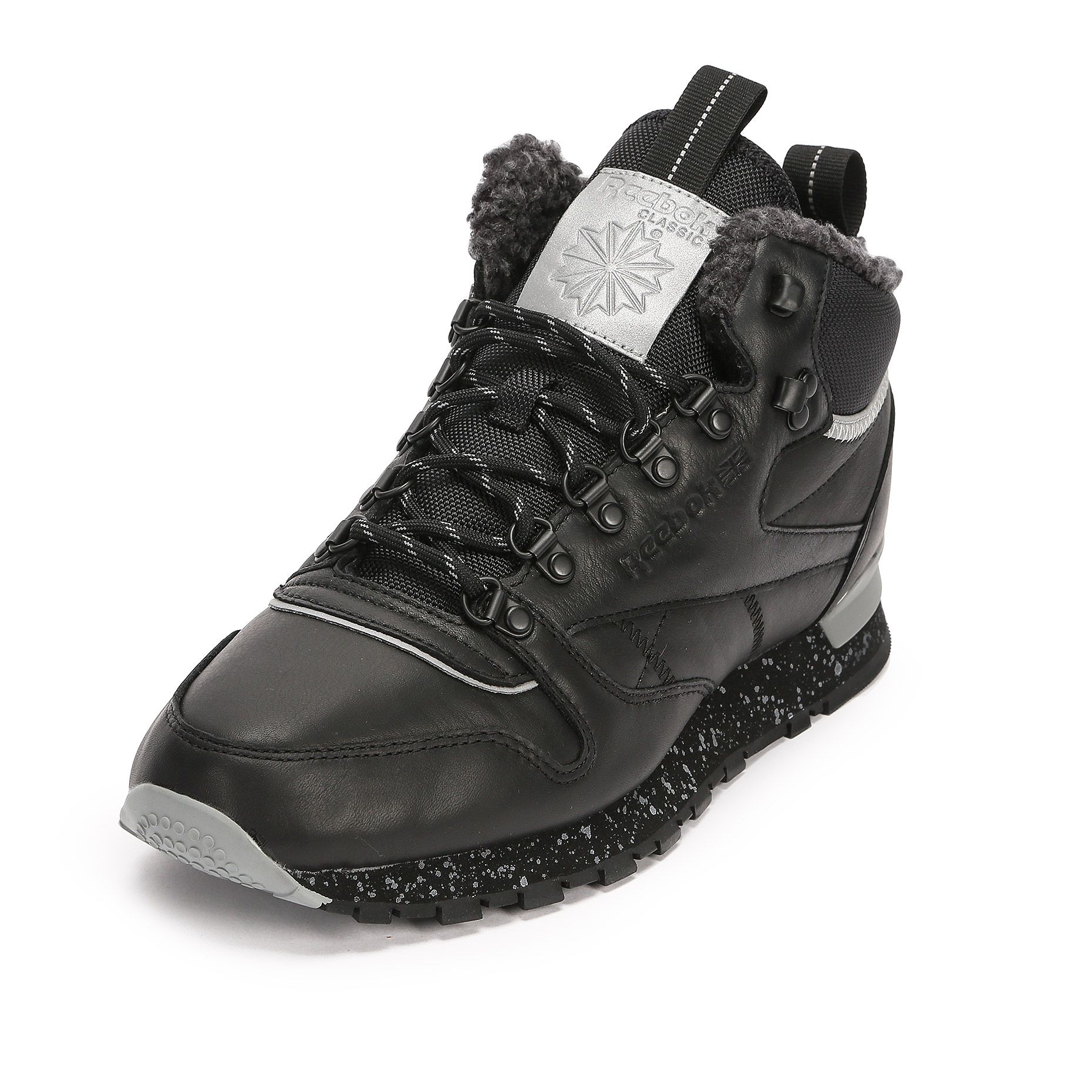 reebok classic leather mid sherpa ii