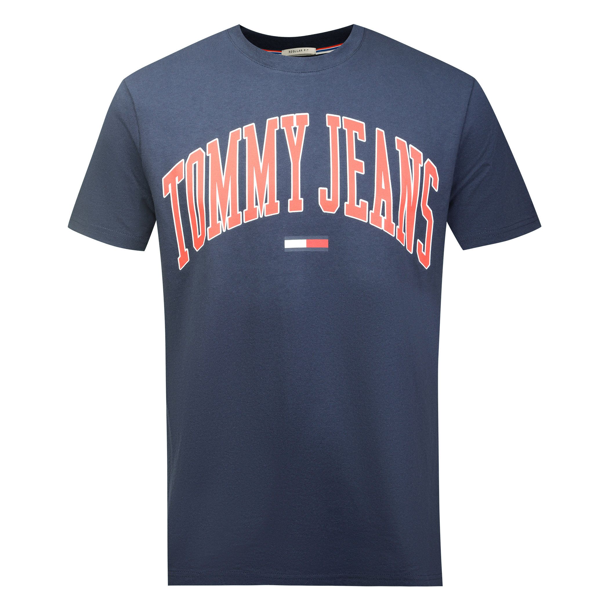 tommy jeans collegiate logo tee