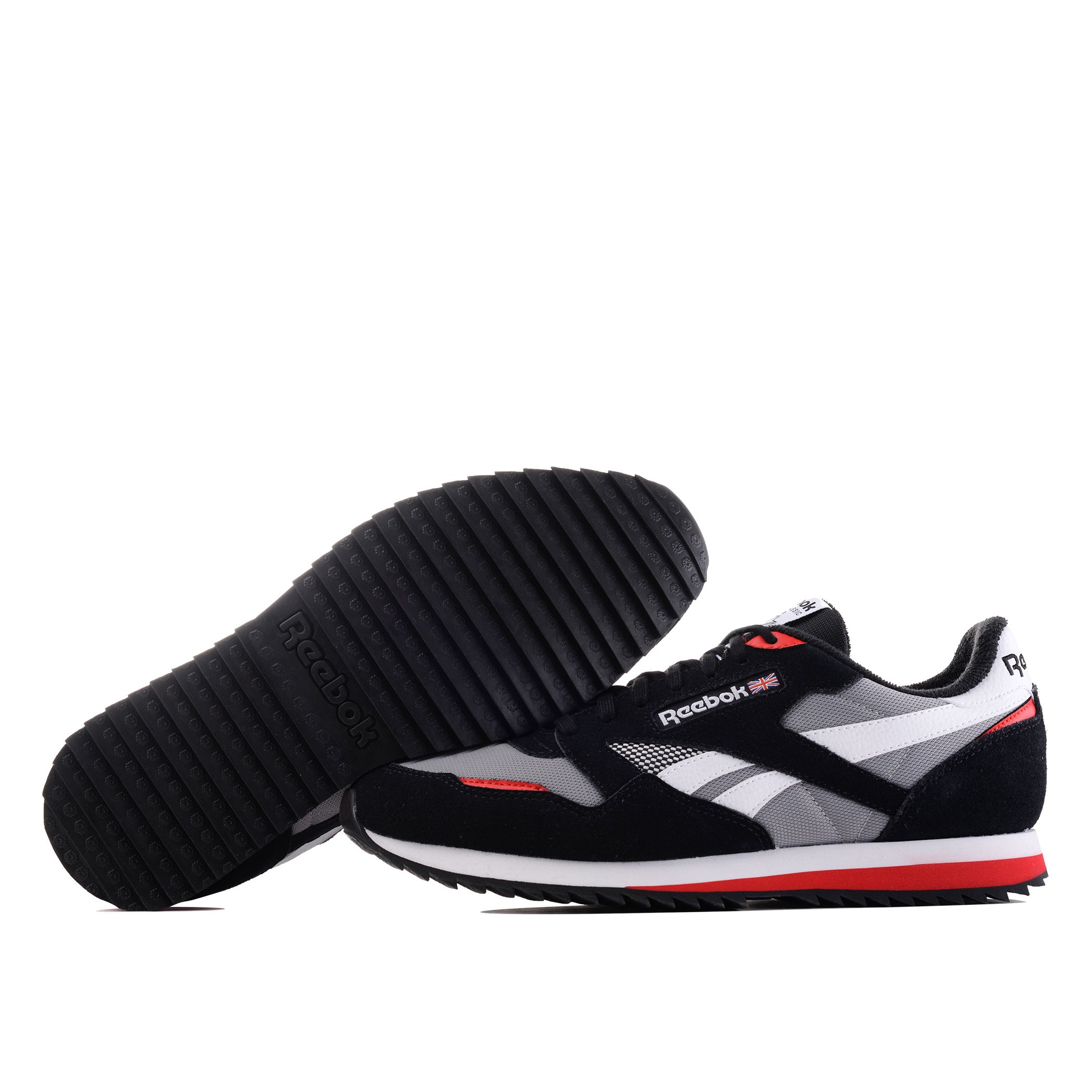red and black reebok classics