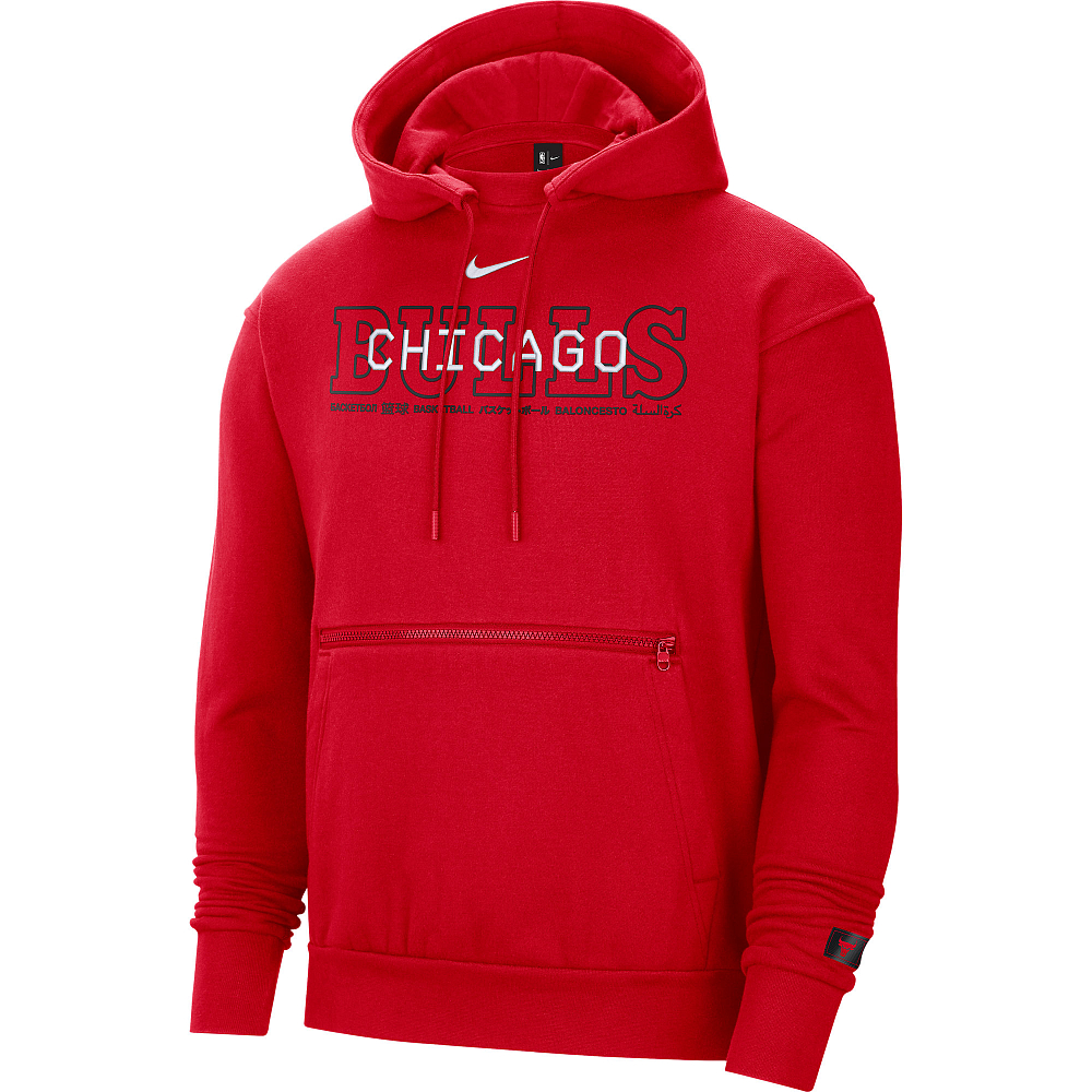 

Chicago Pullover Hoodie, Красный, Chicago Pullover Hoodie