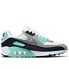 Женские кроссовки Nike Air Max 90 - фото 3 Женские кроссовки Nike Air Max 90 White/Particle Grey-Hyper Turq-Black - фото 3