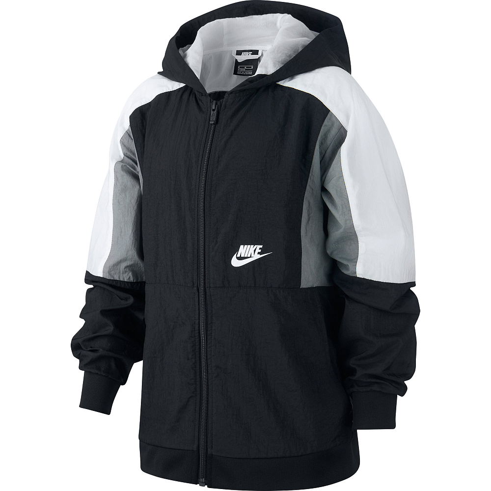 

Sportswear Woven Full Zip, Черный, Sportswear Woven Full Zip