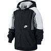Подростковая куртка Nike Sportswear Woven Full Zip - фото 1 Подростковая куртка Nike Sportswear Woven Full Zip Black/White/Smoke Grey/White - фото 1