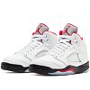 Детские кроссовки Jordan Air Jordan 5 Retro (PS) - фото 2 Детские кроссовки Jordan Air Jordan 5 Retro (PS) True White/Fire Red-Black - фото 2
