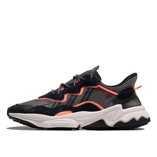 Мужские кроссовки adidas Originals Ozweego - фото 1 Мужские кроссовки adidas Originals Ozweego Core Black/Grey Six/Signal Coral - фото 1