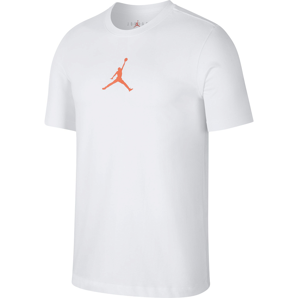 

Jumpman Dri-FIT Cotton Short Sleeve Crew, Белый, Jumpman Dri-FIT Cotton Short Sleeve Crew