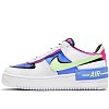 Женские кроссовки Nike Air Force 1 Shadow - фото 1 Женские кроссовки Nike Air Force 1 Shadow White/Barely Volt-Sapphire-Fire Pink - фото 1