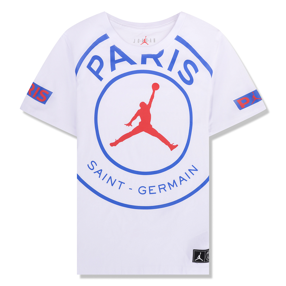 

Paris Saint-Germain Short Sleeve Logo Tee, Белый, Paris Saint-Germain Short Sleeve Logo Tee