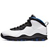 Мужские кроссовки Jordan Air Jordan 10 Orlando Retro - фото 1 Мужские кроссовки Jordan Air Jordan 10 Orlando Retro White/Black/Royal Blue/Metallic Silver - фото 1