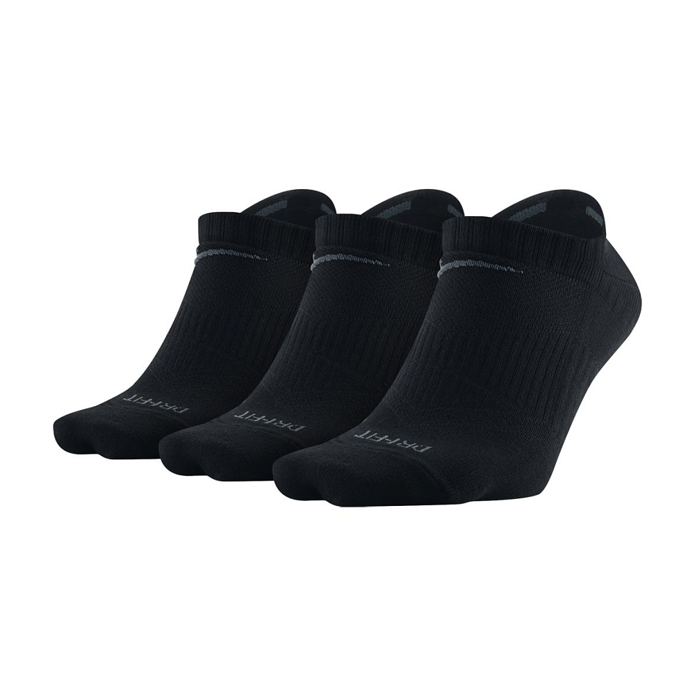 

Dri-FIT Lightweight No Show 3-Pack, Черный, Dri-FIT Lightweight No Show 3-Pack