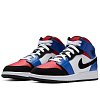 Подростковые кроссовки Jordan Air Jordan 1 Mid (GS) - фото 2 Подростковые кроссовки Jordan Air Jordan 1 Mid (GS) White/Black/Hyper Royal/University Red - фото 2