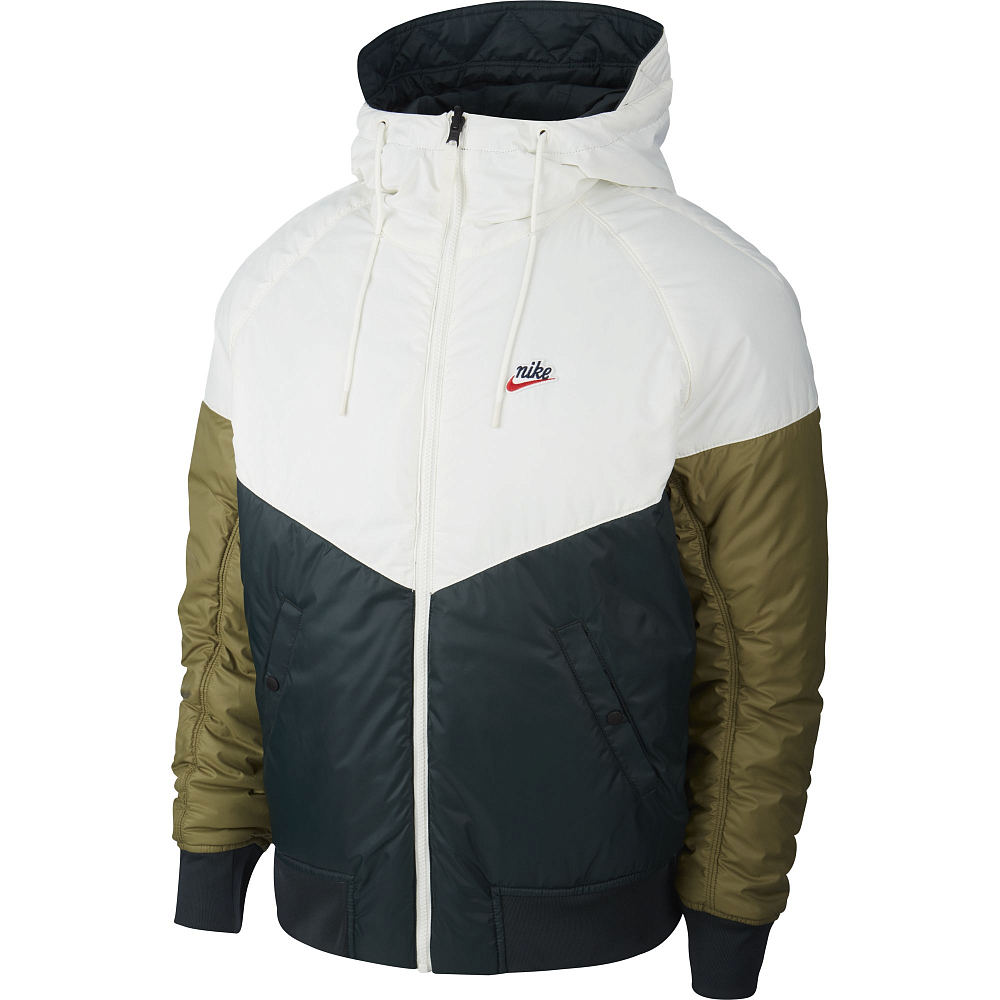 

Sportswear Windrunner Reversible Hooded Jacket Insulated, Зеленый, Sportswear Windrunner Reversible Hooded Jacket Insulated